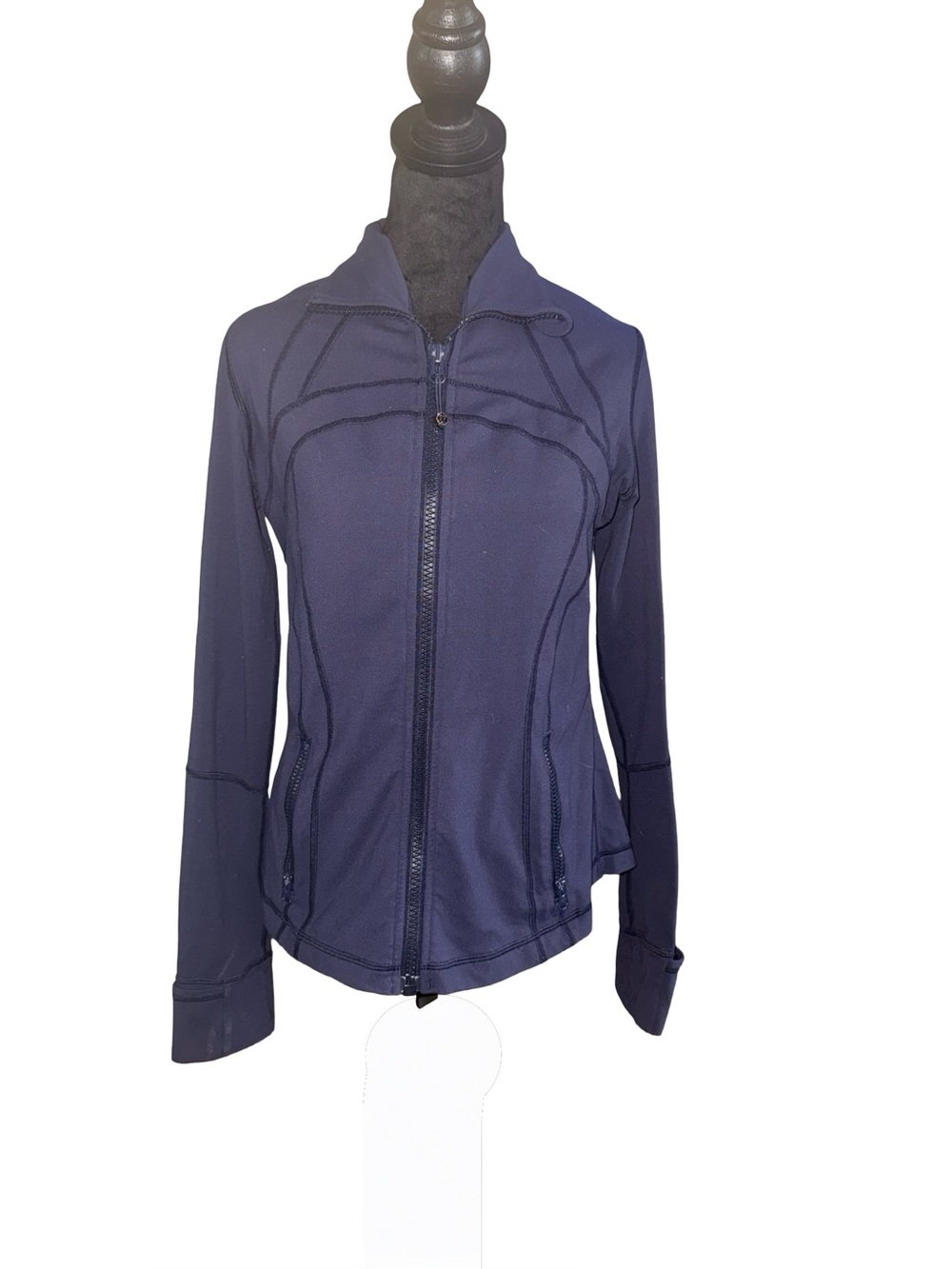 Lululemon define jacket in navy blue size 10